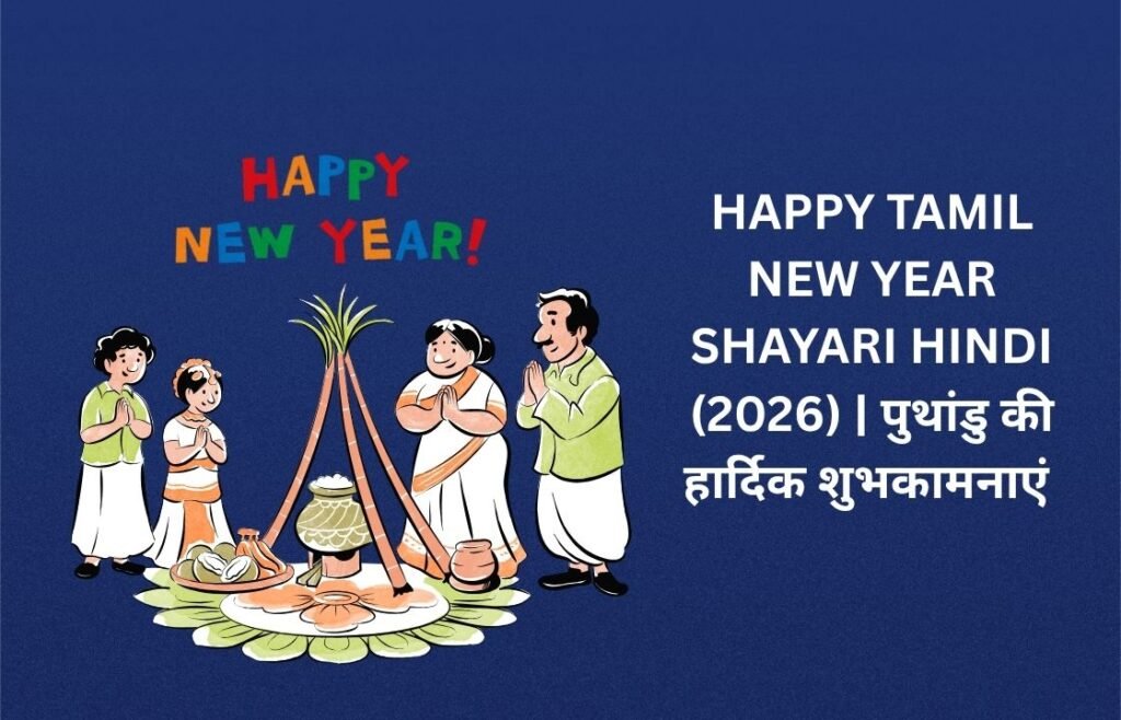 【250+】Happy Tamil New Year Shayari Hindi (2026) | पुथांडु की हार्दिक शुभकामनाएं 🎊